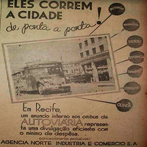 Propaganda veiculada no jornal Folha da Manhã (1945)